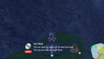 Cabeza de Hierro tm Pokémon Violeta Escarlata