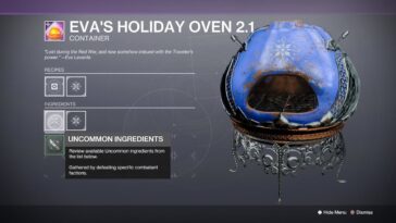 Destiny 2 Horno festivo Poco común