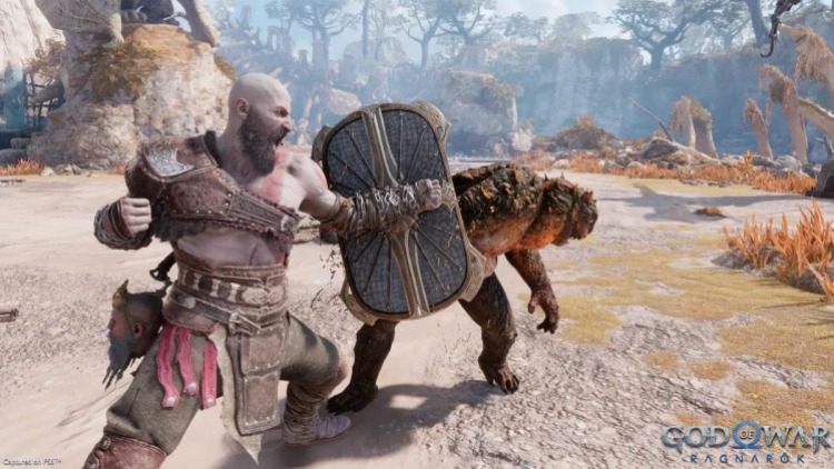 Juego de combate de fotos de God Of War Ragnarok