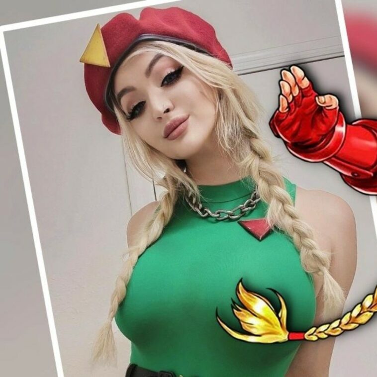 Danielle nos enamora con el cosplay de Cammy White de Street Fighter