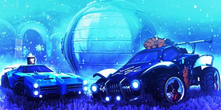 Arte clave de Rocket League Frosty Fest