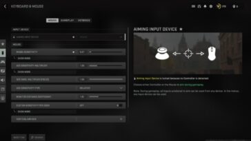 La mejor configuración de teclado y mouse de Warzone 2