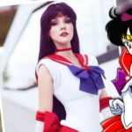 Liechee nos enamora con el cosplay de Sailor Mars de Sailor Moon