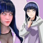 Lilya Victorovna en el cosplay más encantador de Hinata Hyuga de Naruto: Shippūden