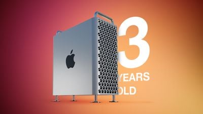 Característica de tres años de Mac Pro