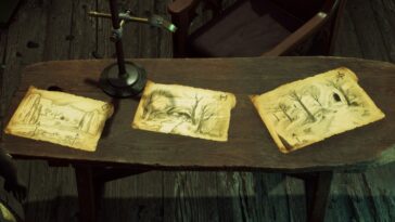 Suns de medianoche de Marvel Rompecabezas de la iglesia de Hiram Shaw Bruja del suelo manchado Ubicaciones de árboles colgantes de Warren