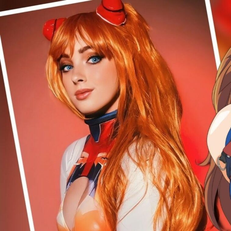 Michaela Lee nos enamora con el cosplay de Asuka Langley de Evangelion