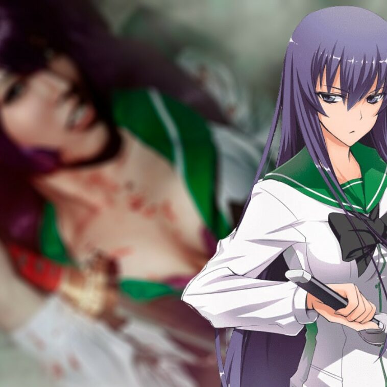 Michii es Saeko en excelente cosplay tributo a Highschool of the Dead