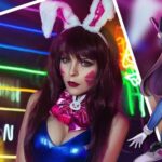 Natalie nos sorprende con atrevido cosplay de D.Va Bunny de Overwatch 2