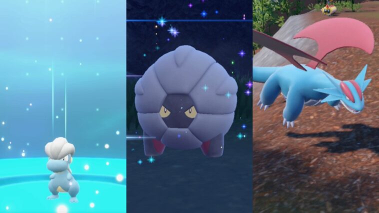 Pokémon Scarlet y Violet evolucionan a Shelgon a Salamence