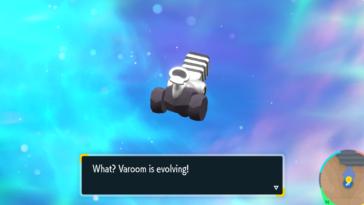 Pokémon Escarlata Violeta Evolucionar Varoom Evolución Pantalla