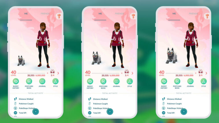 Pokemon Go ahora rastreará visualmente el tamaño del Pokémon que atrapes.