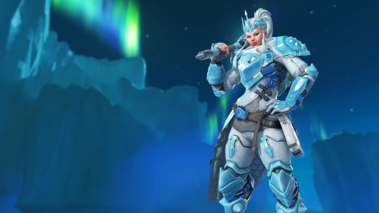 Completar seis desafíos en los modos de tiempo limitado te otorgará el aspecto Ice Queen Brigitte.