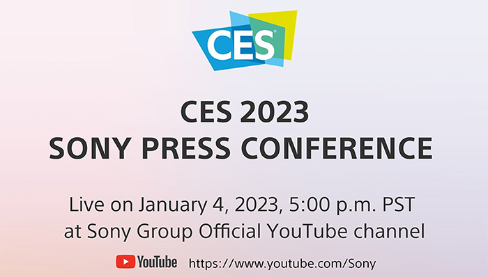 Evento de prensa de Sony CES el 4 de enero