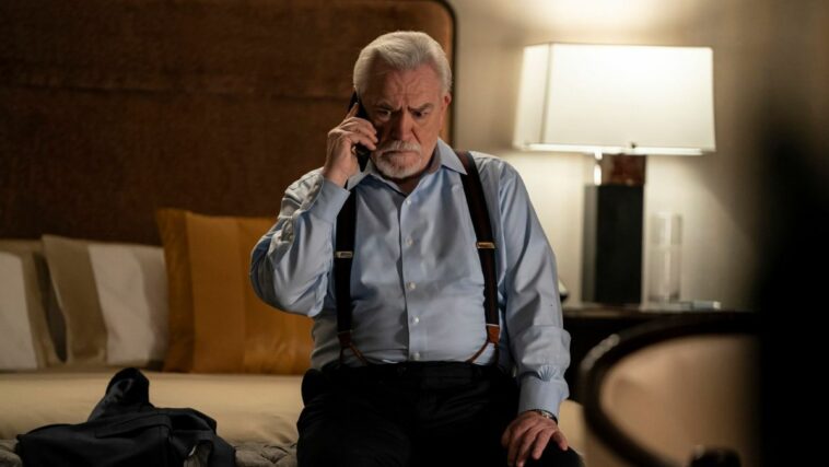 Brian Cox as Logan Roy in Succession season 3