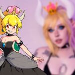 Victoria es una waifu en cosplay de Bowsette gótica inspirada en Super Mario Bros