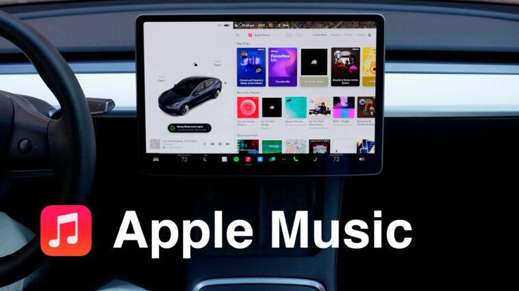 Práctica con la aplicación Apple Music para Tesla