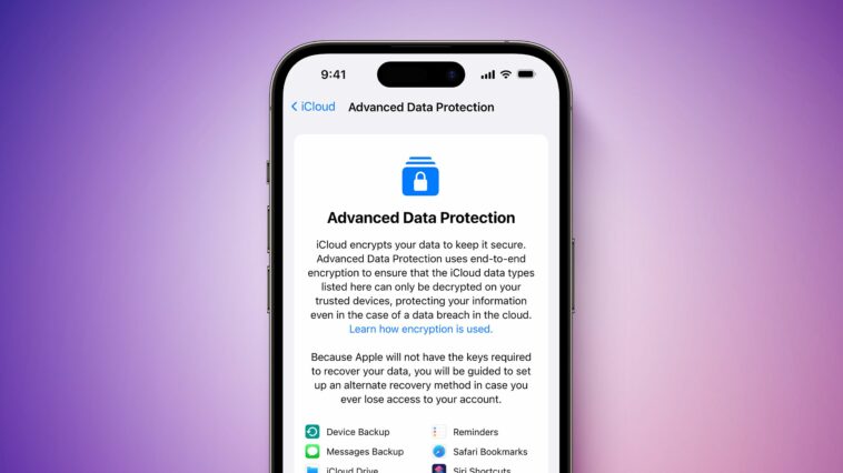 iOS 16.3 amplía la opción de protección avanzada de datos para el cifrado de iCloud a nivel mundial