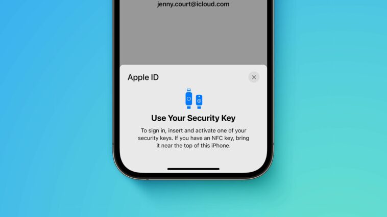 Apple explica la nueva función de claves de seguridad de iOS 16.3