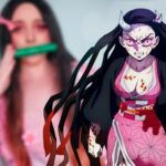 Berg espera la tercera temporada del anime de Demon Slayer en cosplay de Nezuko