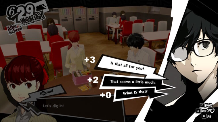 Max All Confidants Persona 5 Royal Elegir la opción de diálogo correcta