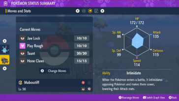 Mabosstiff Moveset Competitivo Pokémon Violeta Escarlata