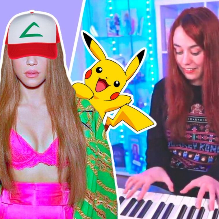 Elesky y su propia versión de la canción de Shakira y BZRP como si fuera un combate Pokémon