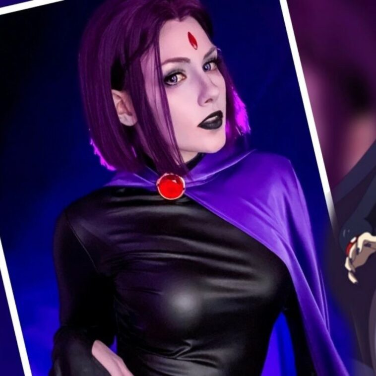 Faelia nos cautiva con su propia versión cosplay de Raven de Teen Titans