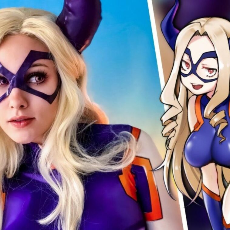 Faelia nos conquista con cosplay de Mt. Lady de My Hero Academia