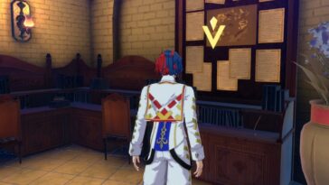 Primer plano del tablero de donaciones de Fire Emblem Engage