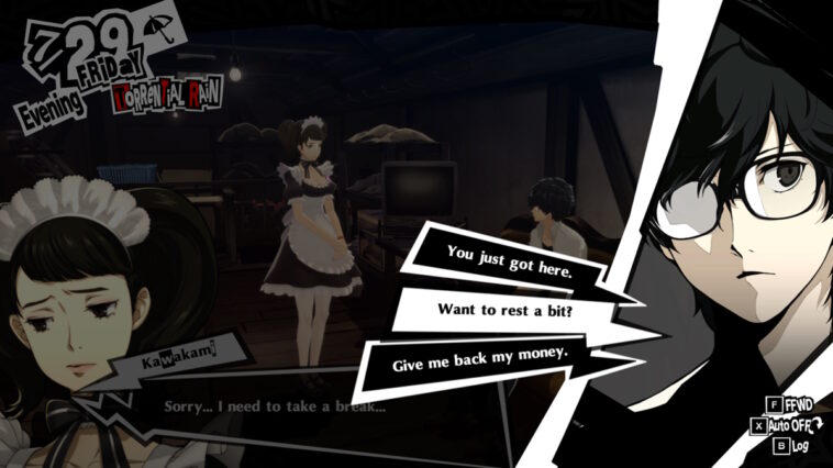 Kawakami Confidant Persona 5 Royal Correct Dialogue Choice