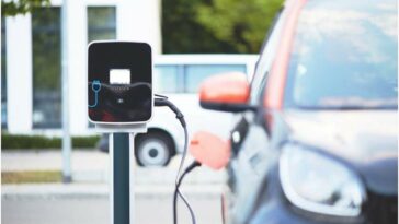 estación de carga de coches eléctricos