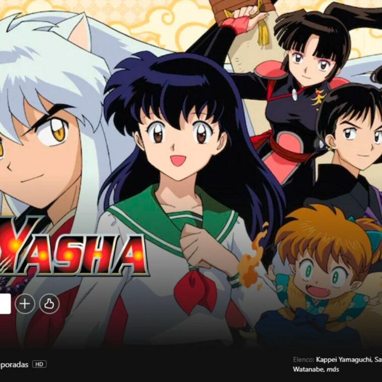 Las primeras 3 temporadas de InuYasha están disponibles en Netflix