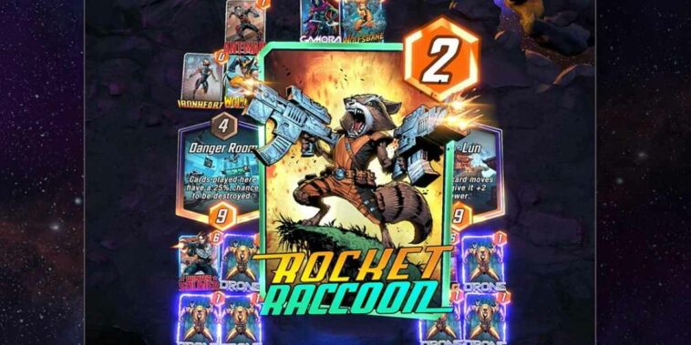 Función Marvel Snap Rocket Raccoon