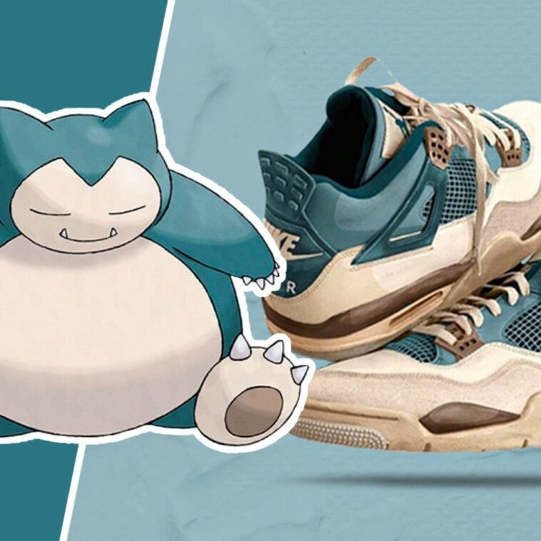 Nike crea unos tenis inspirados en Snorlax que todo fanático de Pokémon quisiera tener