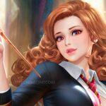Un fan art de Harry Potter nos muestra el lado más encantador de Hermione Granger