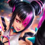 Un fan art de Juri Han perfecto para todos los fans de Street Fighter