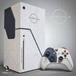 Xbox Series X|S y un concepto de consola edición especial de Starfield