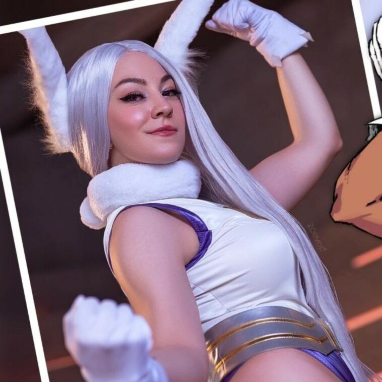 Zoe Volf nos deja ver más de la encantadora Mirko con su cosplay de My Hero Academia