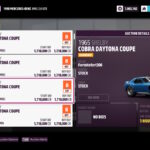 El coche más caro de Forza Horizon 5 Shelby Daytona Coupe Casa de subastas