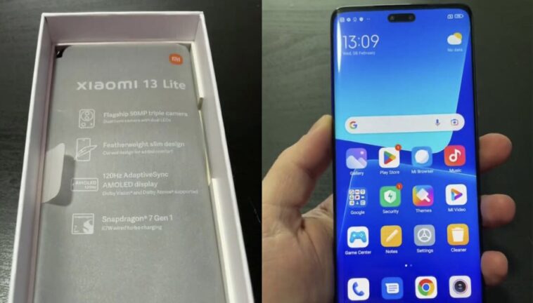 Así es el Xiaomi 13 Lite: un nuevo vídeo desvela todos sus detalles