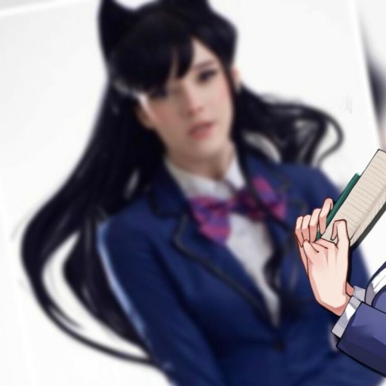 Candy Ball se convierte en Shouko Komi con cosplay de Komi-san wa Komyushou Desu