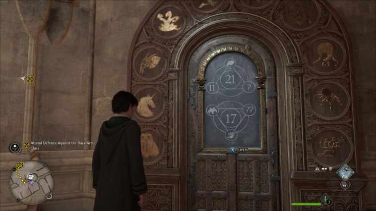 Legado de Hogwarts Cómo abrir las puertas del símbolo animal Puerta de la sala común