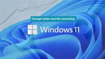 Cómo cambiar la propiedad y el control de archivos y carpetas en Windows 11