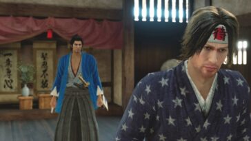 Como un dragón Ishin Way Of The Sammerai Tom Primer plano