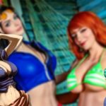 Hermosas modelos dan vida en un cosplay en pareja a Nami y Nico Robin de One Piece