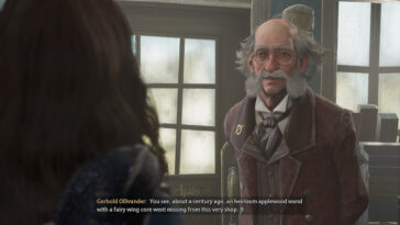 Hogwarts Legacy: cómo completar la misión de la herencia de Ollivander - Ravenclaw Gerbold