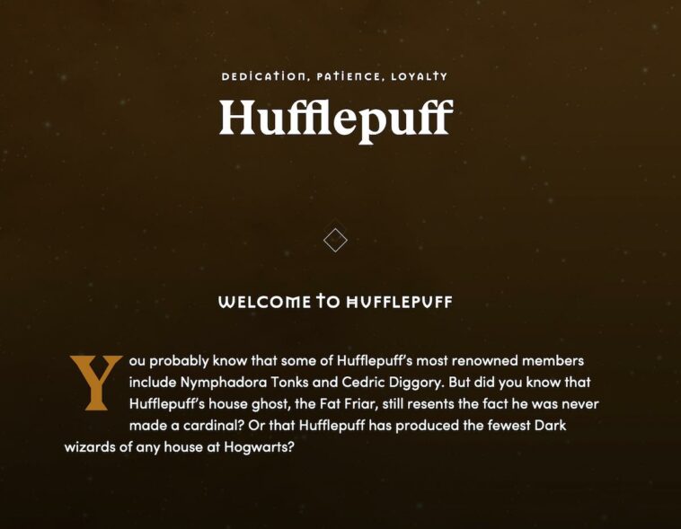 Cómo conseguir a Hufflepuff en el mundo mágico
