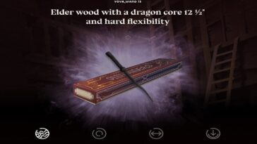 Hogwarts Legacy Elder Wood Wand Wizarding World