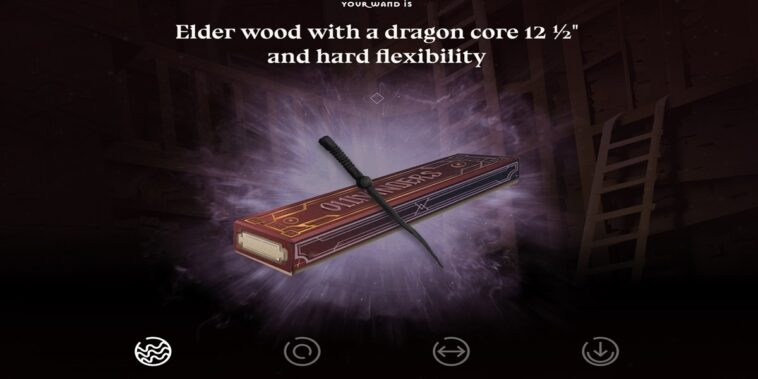 Hogwarts Legacy Elder Wood Wand Wizarding World